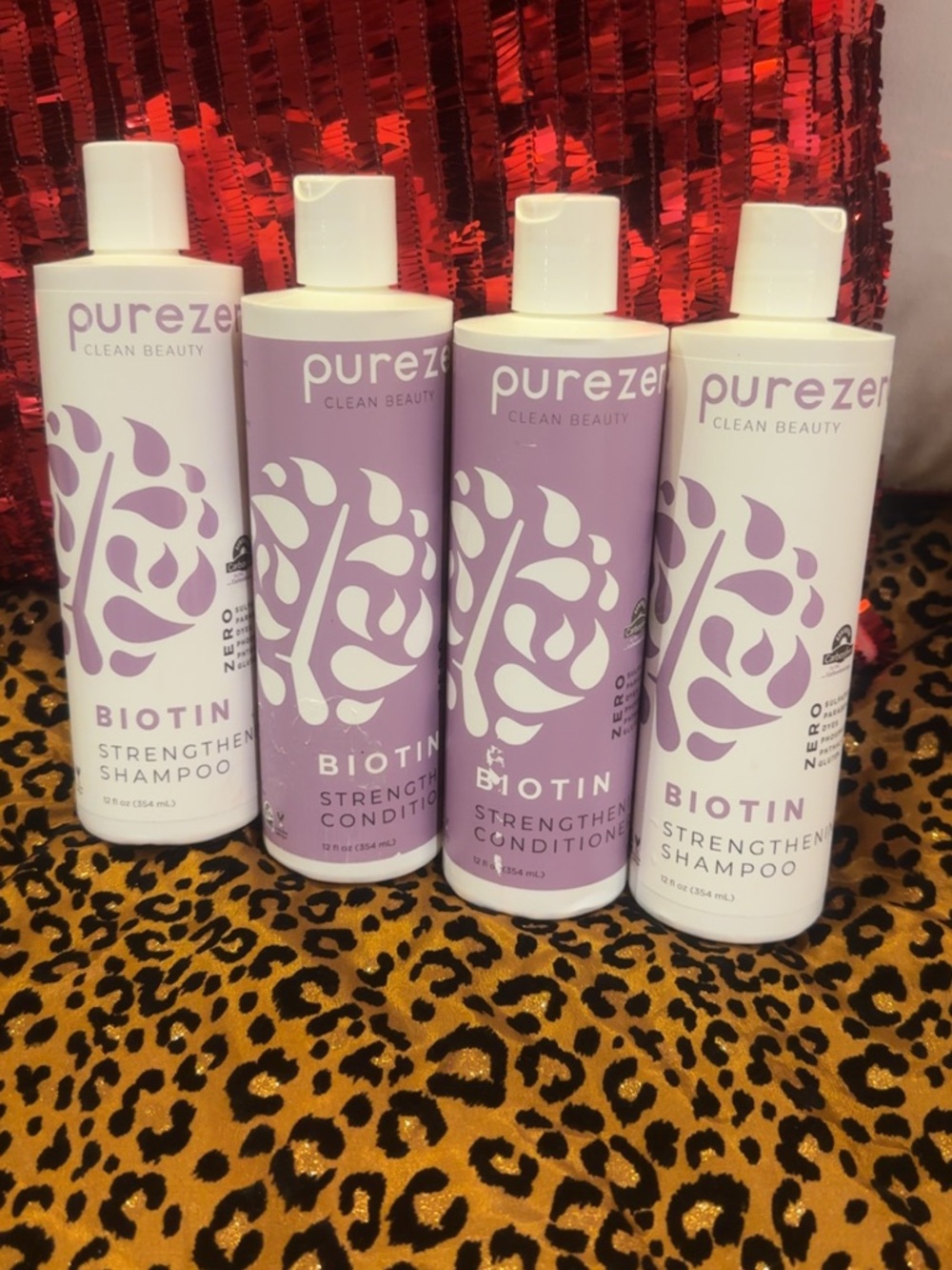 NEW without box-Purezer Biotin Strengthening Shampoo & Conditioner - Lavender